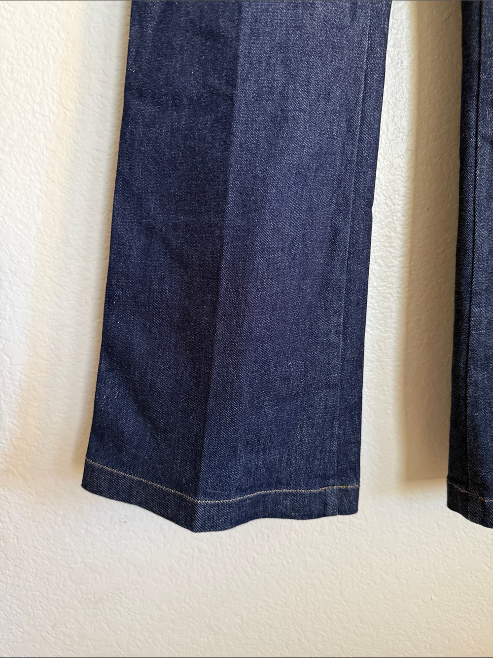 SPANX Dark Raw Indigo Pull On Flare Jeans - Picture 3 of 9